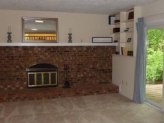 Family room fireplace