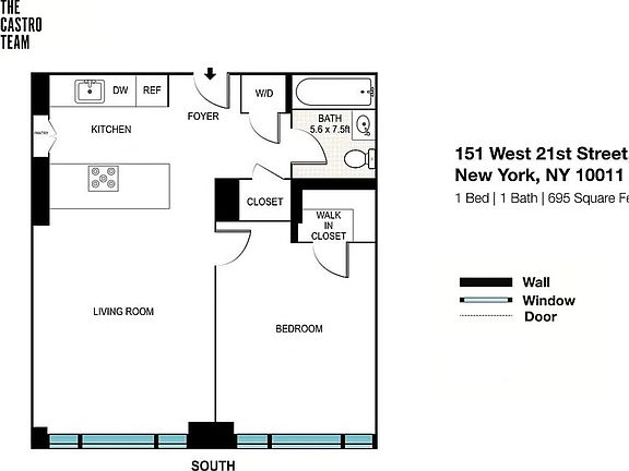 2nd image of 151 W 21st St APT 7D