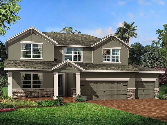 Santa Monica 3-Car Elevation B