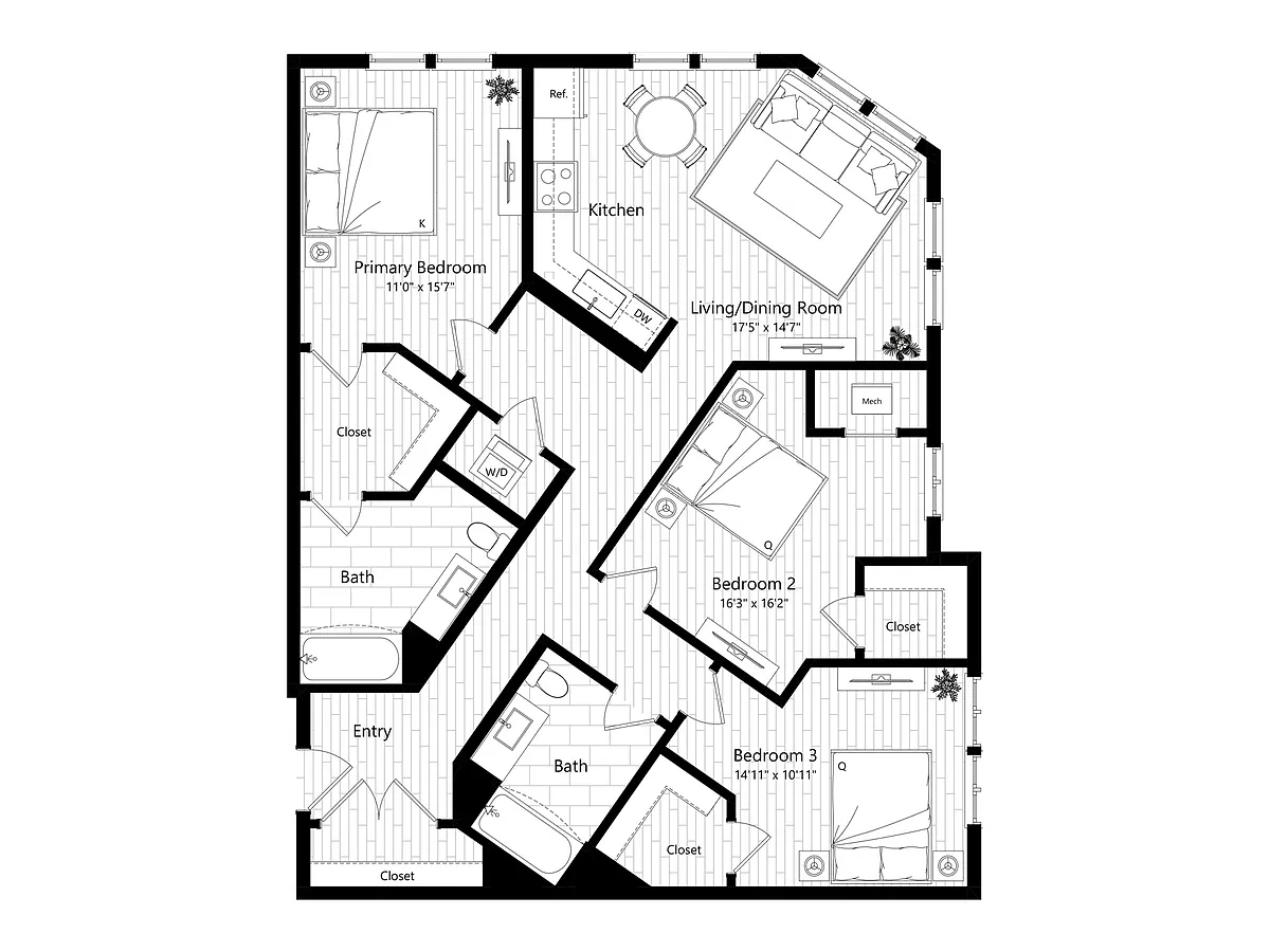 Floor plan C3-A