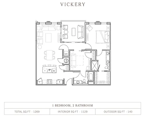 Floor plan Vickery
