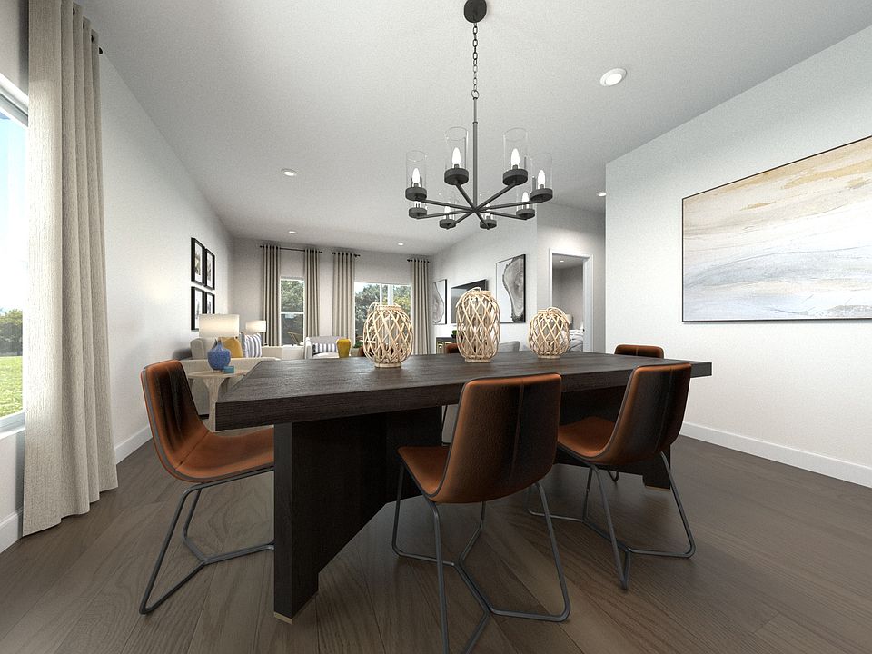 Virtually Staged Dining Room