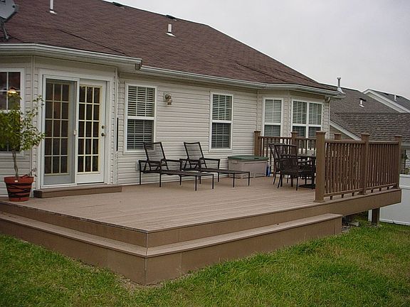 Recently installed Vinyl Deck!