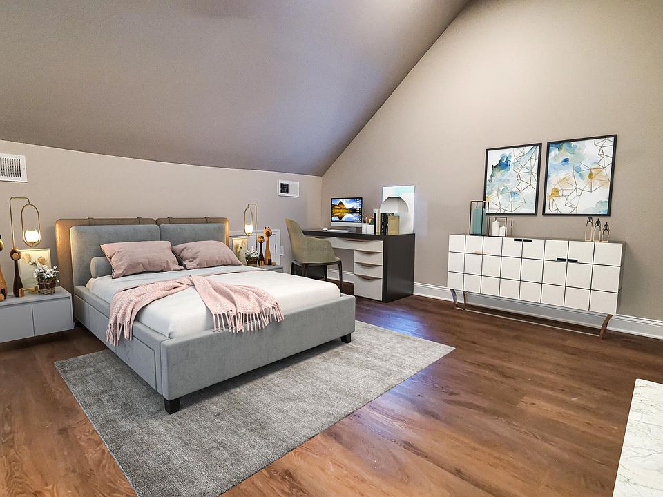Master suite (virtually staged)