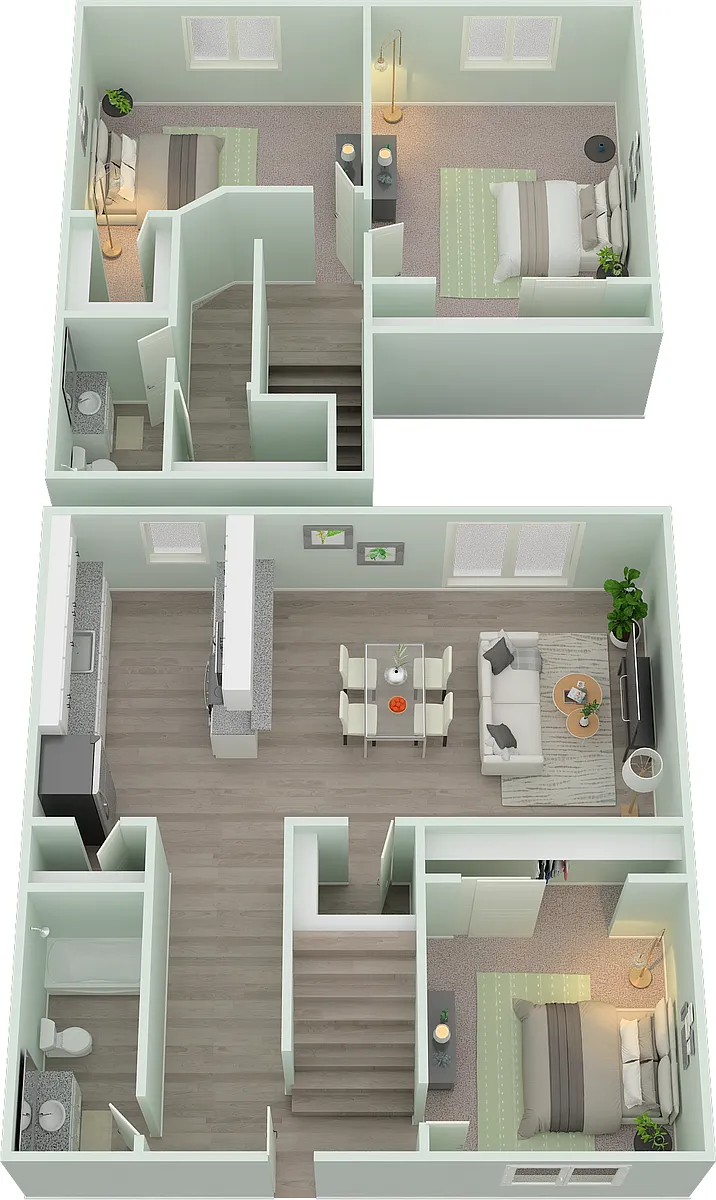 Floor plan 3 Bedrooms