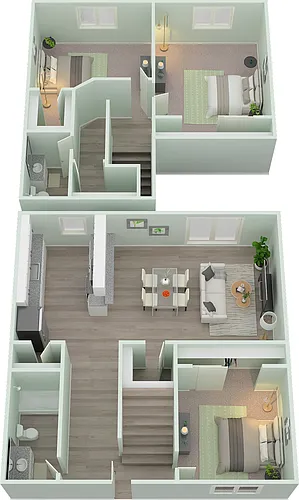 Floor plan 3 Bedrooms