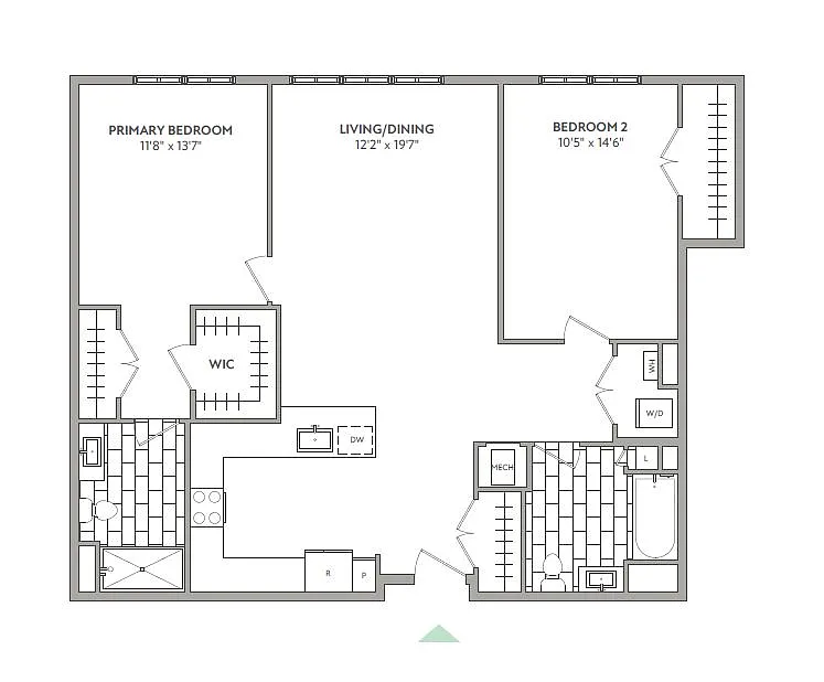 Floor plan B6