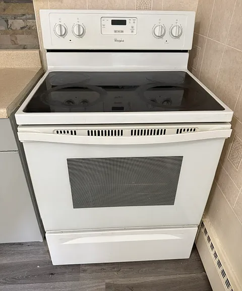 Flat top stove