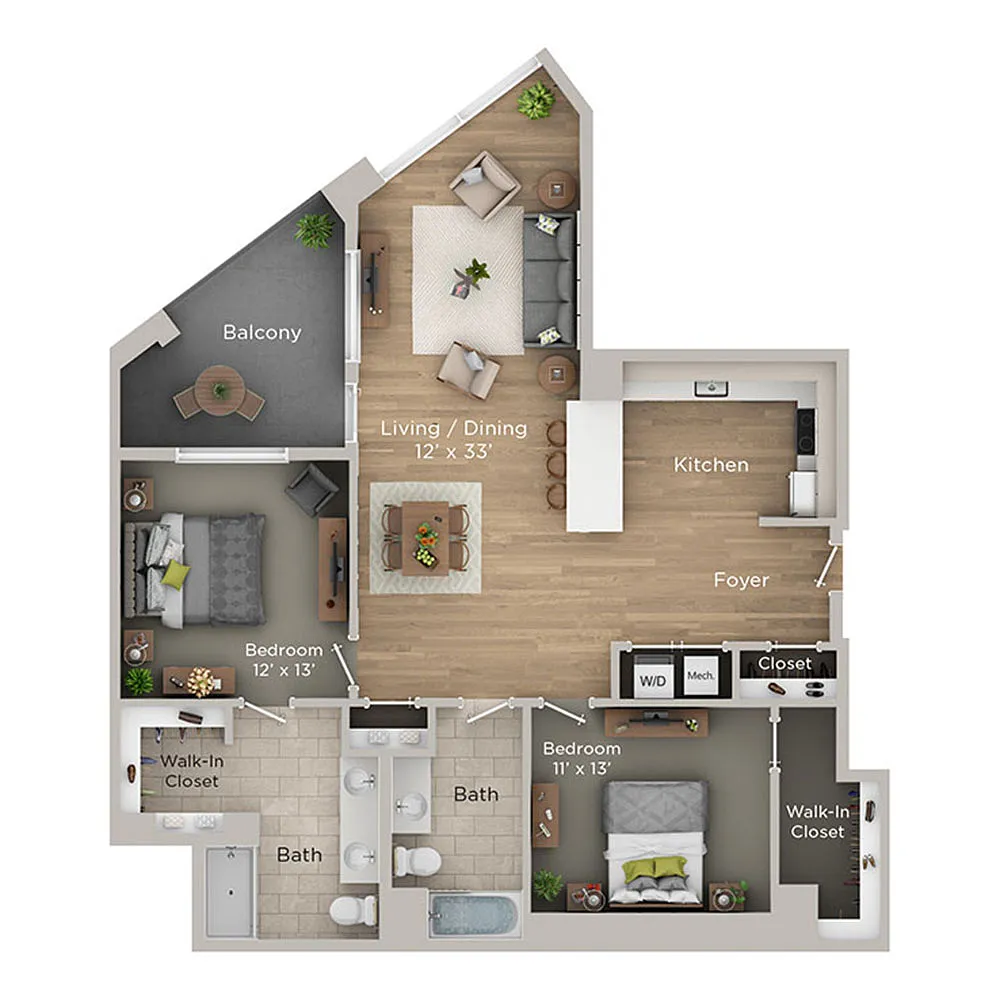 Floor plan The Spence