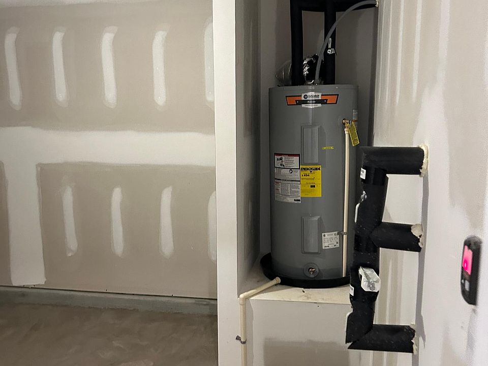 Garage hot water heater