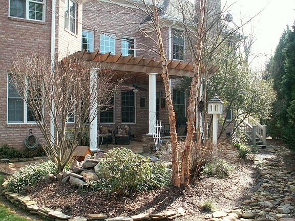 Cedar and Stone Patio