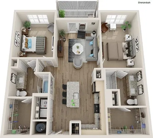 Floor plan Shenandoah