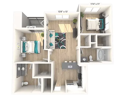 Floor plan B1 - Renovated Package I