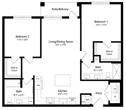 Floor plan B2