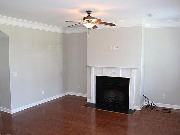 Fireplace in the living room