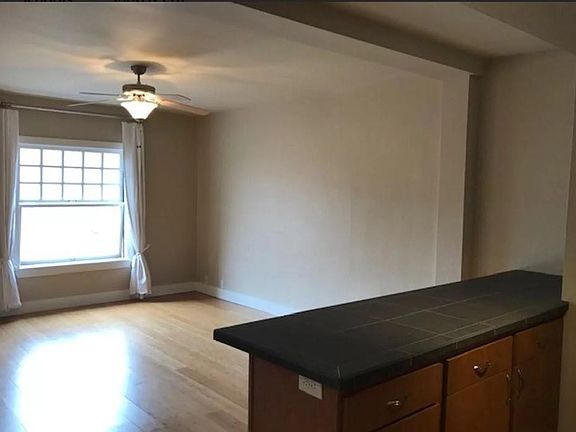 Living Room and Kitchen island.