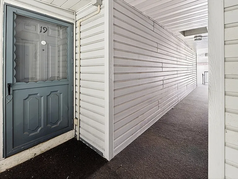 entry door - penthouse in rear