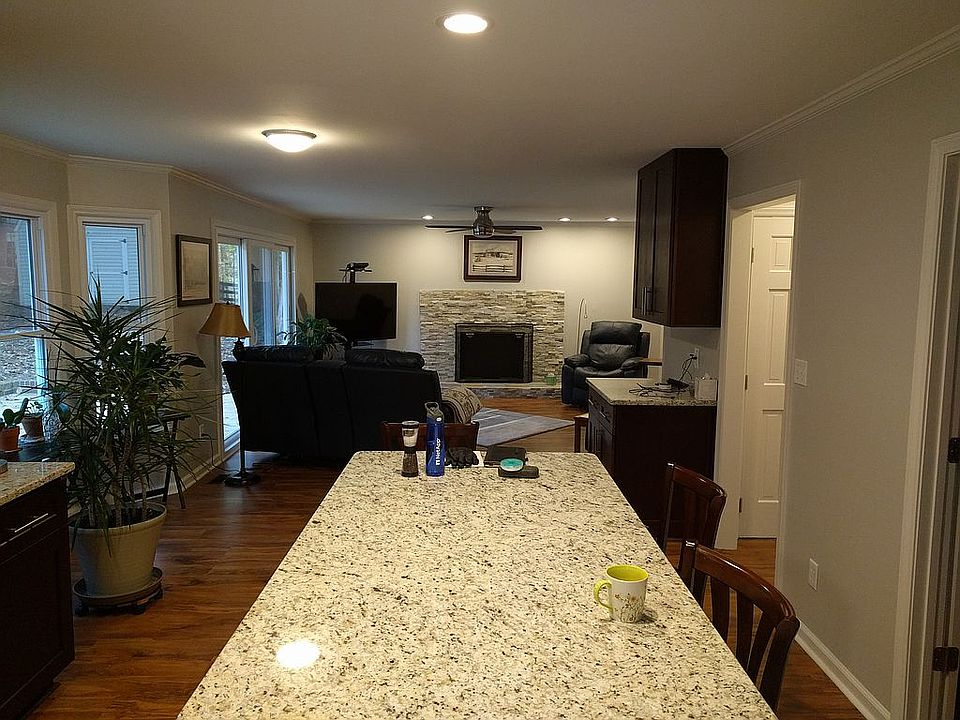 Kitchen TV Room View