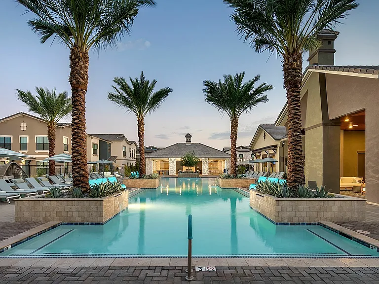 Pool at Dusk