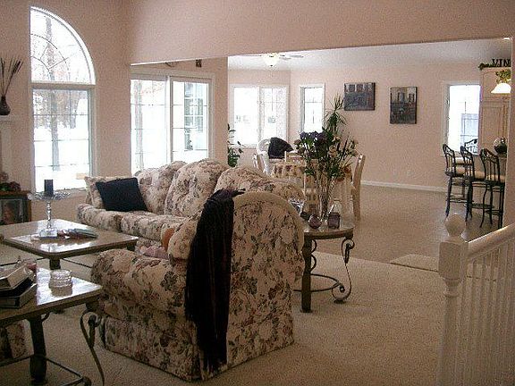 Open Floor Plan with Fireplace