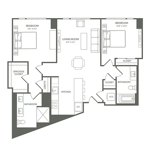 Floor plan B1