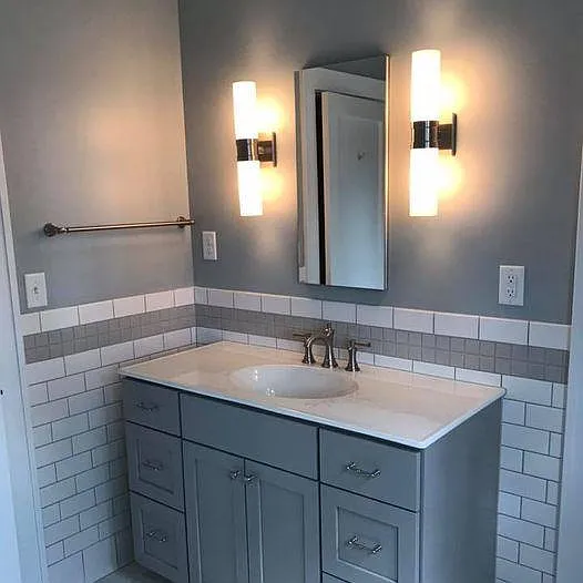 newly renovated bath