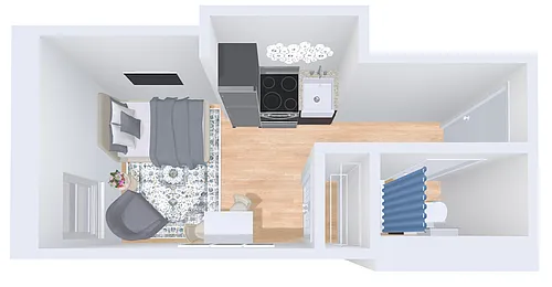 Floor plan studio 16