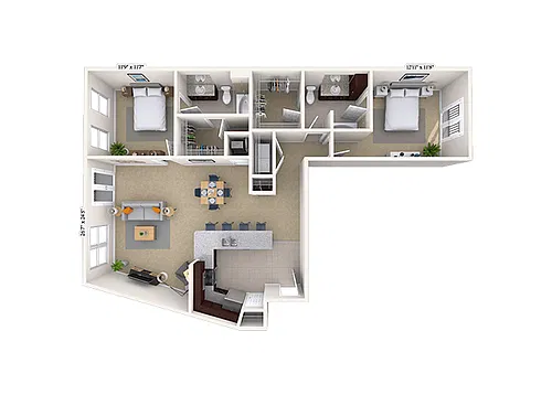 Floor plan Cheney
