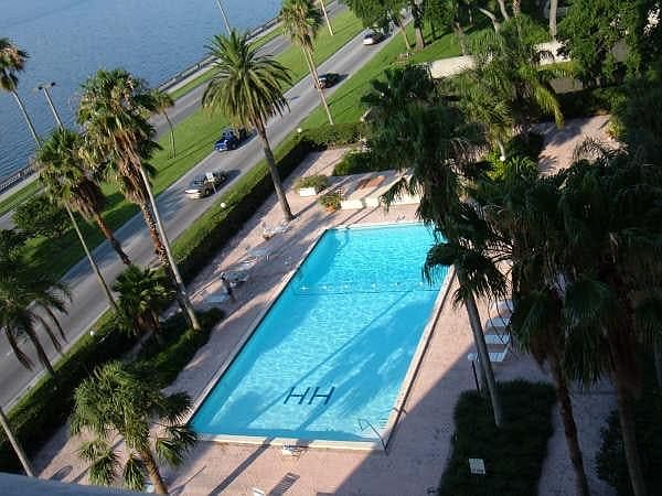 Pool view from Balcony