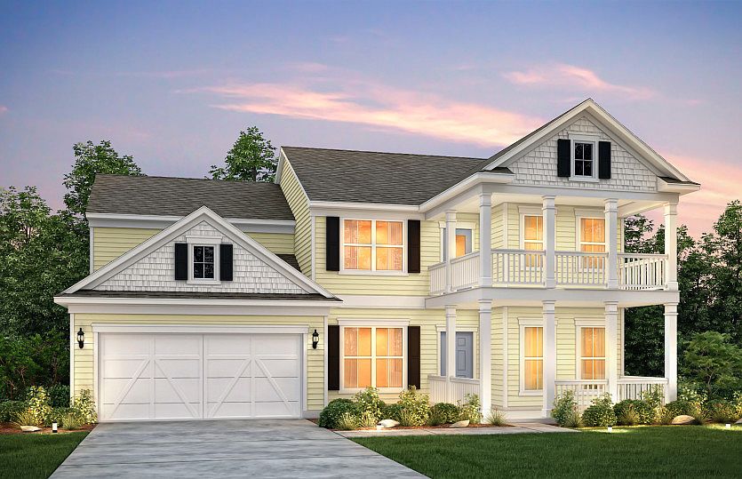 Wingate Exterior 54 features siding, shakes and double covered front porch