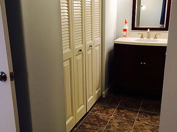 Master bath, closet
