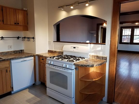 Large wrap around kitchen with updated appliances.