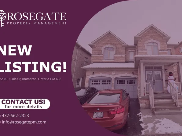 100 Lola Cres #2, Brampton, ON L7A 4J8