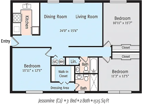 Floor plan THE JESSAMINE