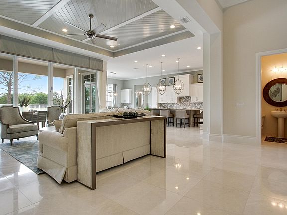 Stylish powder and great room