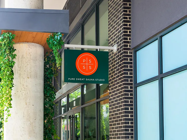 Relax and recharge just steps from home at Pure Sweat Sauna Studio, located within Modera Gulch's retail collection.