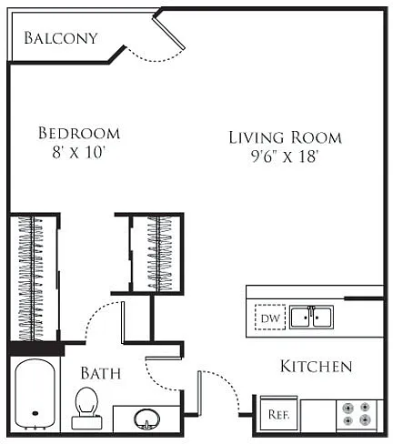 Floor plan Studio
