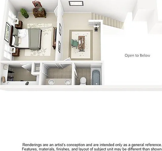 1 Bedroom | 1.5 Bath | 1292 SF 1 Bedroom | 1.5 Bath | 1292 SF