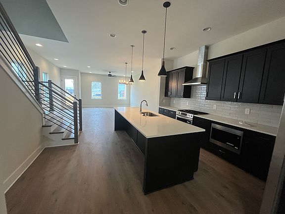Open kitchen and great room