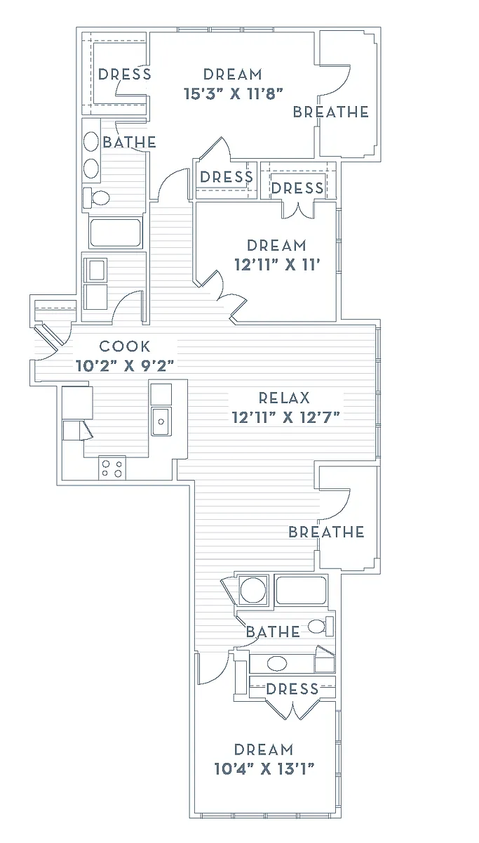 Floor plan C1R