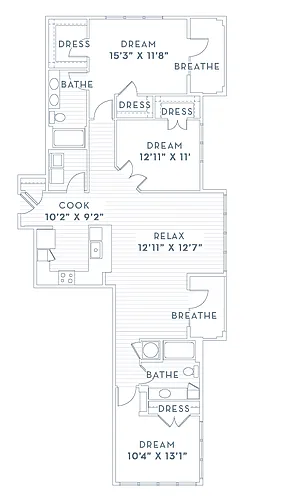 Floor plan C1R
