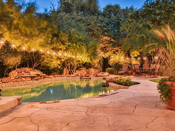 Pool at night