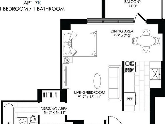 2nd image of 50 W 93rd St #507K