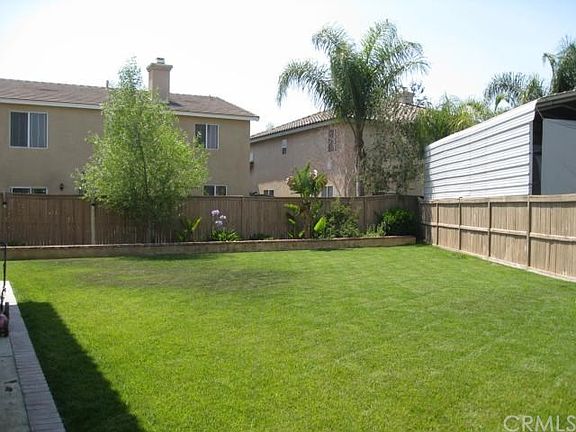 Large side yard on the left side of the house