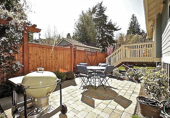 Private Rear Patio