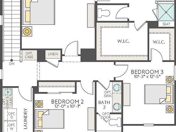 Eastwood Plan 5 Floorplan 2nd Floor