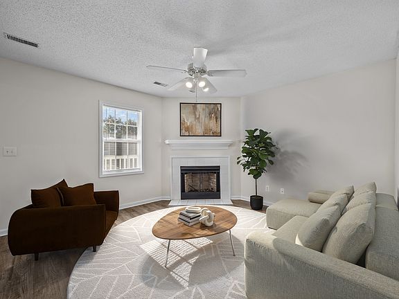 Staging has been enhanced with AI generated furniture.