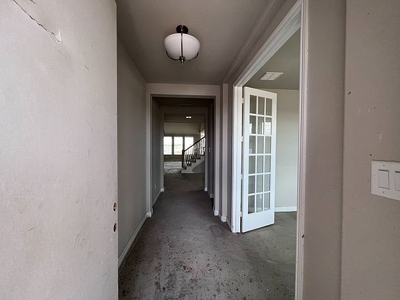 Construction progress - entryway