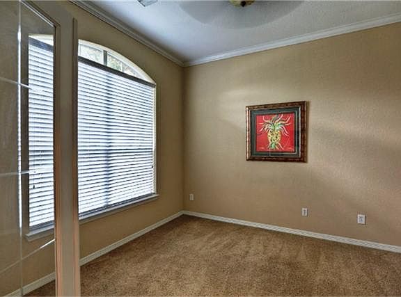 Light and airy Study with french doors, quiet retreat from family living.