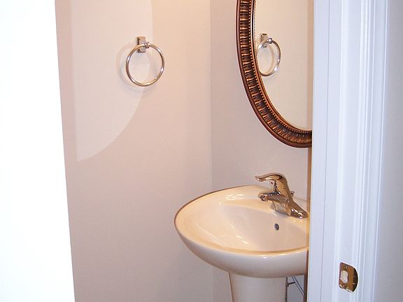 1/2 bath on first floor